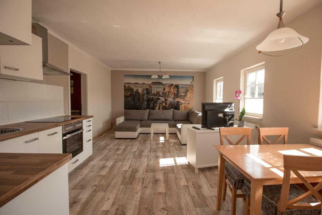 Ferienhof Cunnersdorf Apartment Kurort Gohrisch Exterior photo